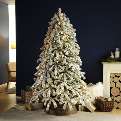 6.89' H Lighted Artificial Pine Christmas Tree