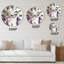 Wisteria and Lantern - Horloge murale traditionnelle-60282062