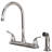 Two Handle High Arc Kitchen Faucet with Side Spray-17114971