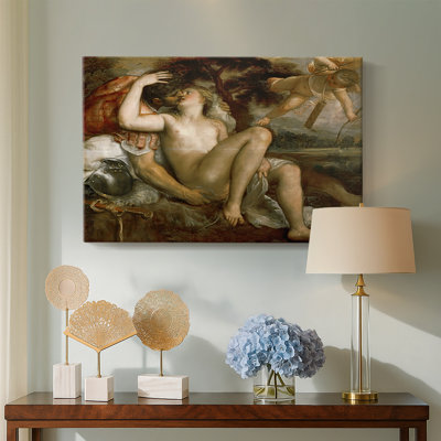 Mars, Venus and Cupid-Titian-Gallery Wrapped Canvas-c. 1530