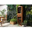 Toronto Solid Wood Floor Wine Bottle Rack in Walnut