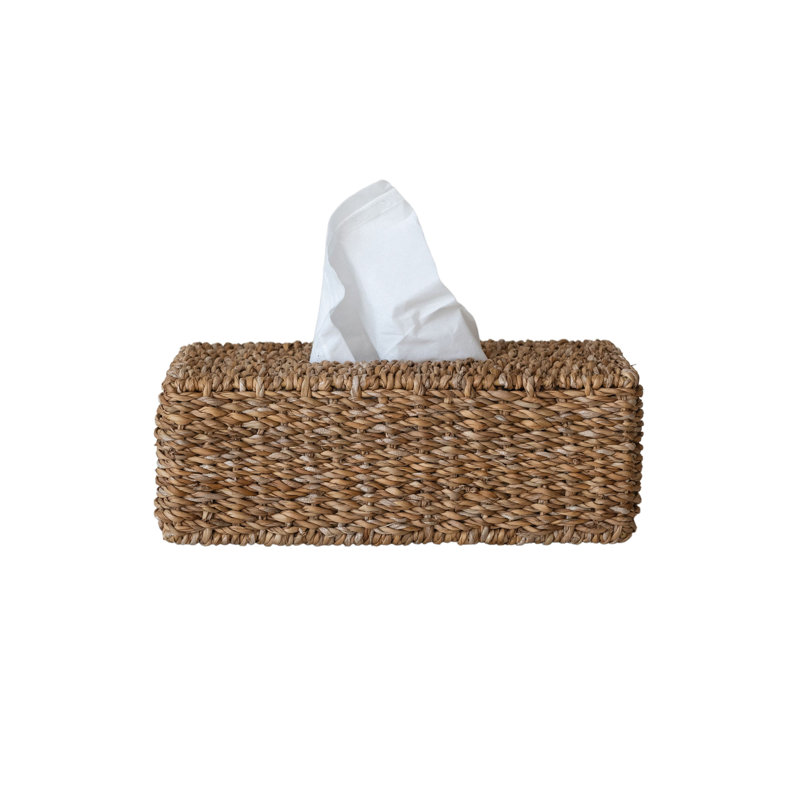 Couvre-boîte à mouchoirs tissé à la main