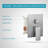16 Inch Ceiling-Mounted Shower System With Hand Shower Single-Handle Shower Faucet Set Brass High-Pressure Shower Trim Kit With Pressure Balance Valve-121702741