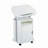 Sit-to-Stand Rolling Adjustable Laptop Cart With Storage