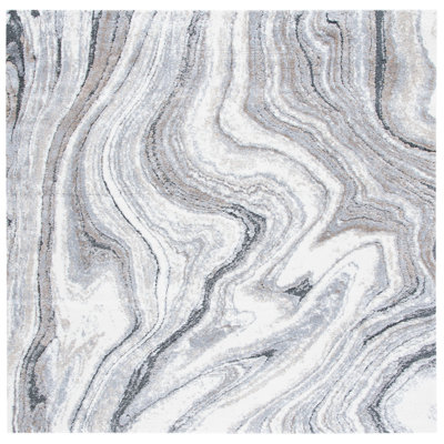 Makenna Power Loom Gray/Ivory/ Taupe Rug