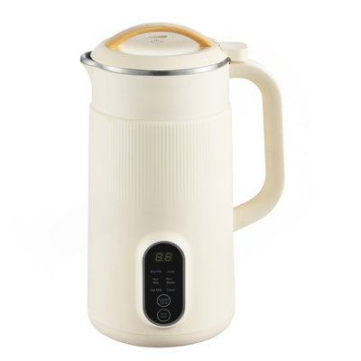 Machine à lait 6-en-1, machine à lait de soja 20 oz avec 6 pales, pour avoine maison, noix, soja, jus, boissons à base de plantes et non laitières avec auto-nettoyage à haute température, eau bouillante, 12 heures Retard