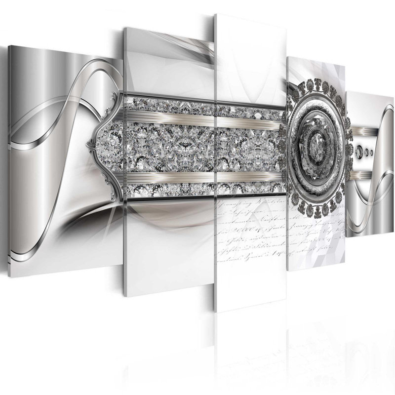 Ceinture de diamant sur toile, 5 pièces, H 40 po x l 80 po x P 0,7 po