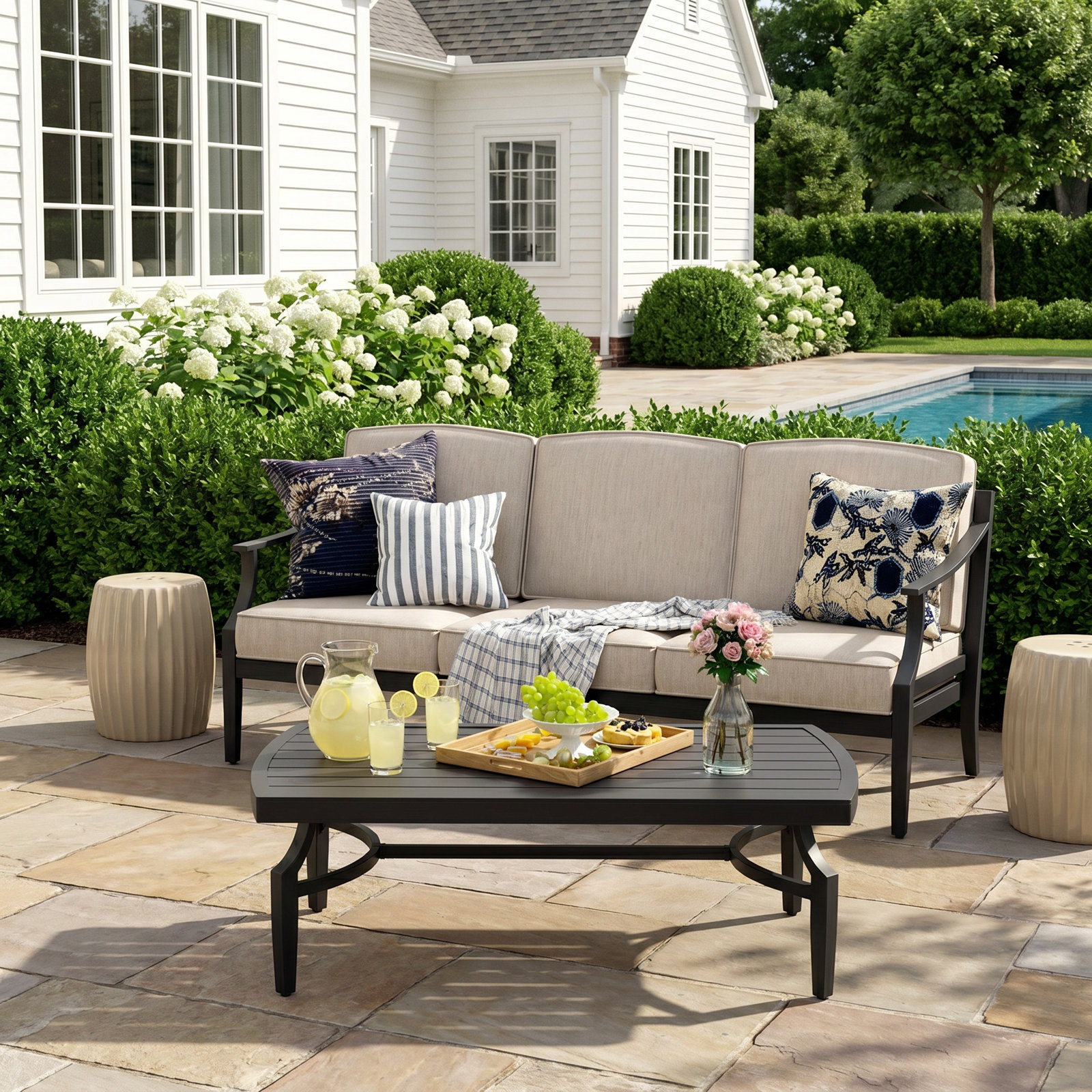 Tamarin 3-Person Sunbrella® Patio Seating Group