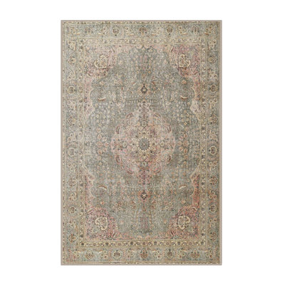 Tapis beige/noir traditionnel Madrona