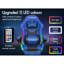  Gaming Chair 12 RGB LED Massage Padded Swivel Recliner Computer Office-980360445-980360443