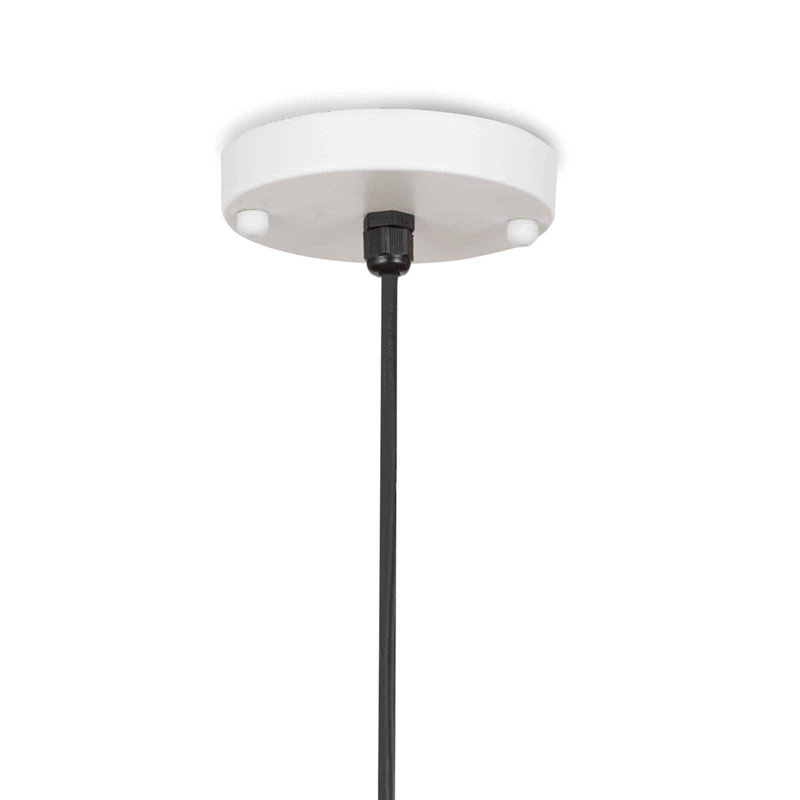 Sigmund Pendant, White, 12.75" H x 23.5" W x 23.5" D