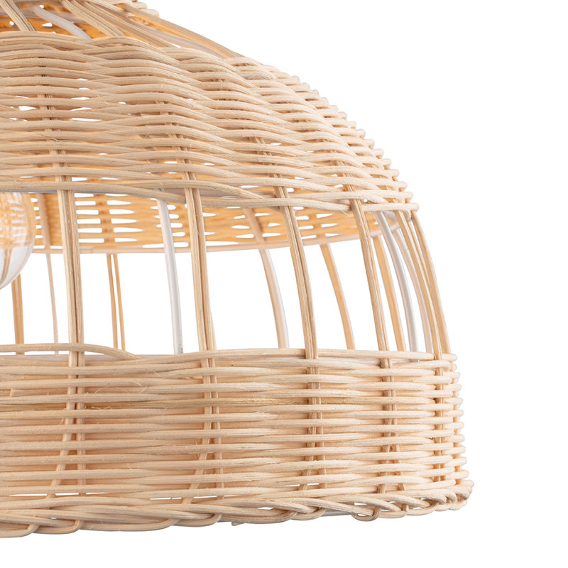 1 - Light Beige Dome Pendant