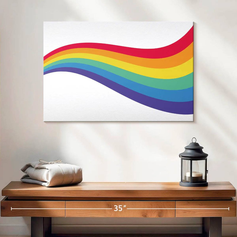 Couleurs de la fierté éternelle, H 16 po x l 24 po