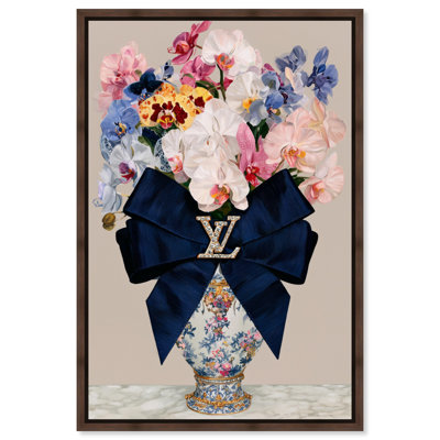 Beautiful Bright Orchids Framed Canvas Print Fashion Wall Decor by