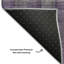 Tapis mauve Premium lavable à la machine Cerrito AMF548-104020271