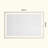LED Bathroom Mirror with Front-lit, 3 Colors Temperature & Dimmable Light-122782165-122782183