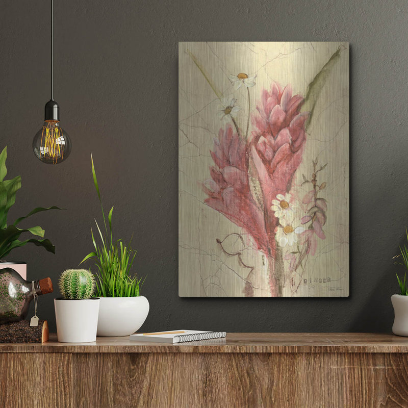 Art mural en métal Winston Porter «Ginger» par Cheri Blum, H 16 po x l 12 po