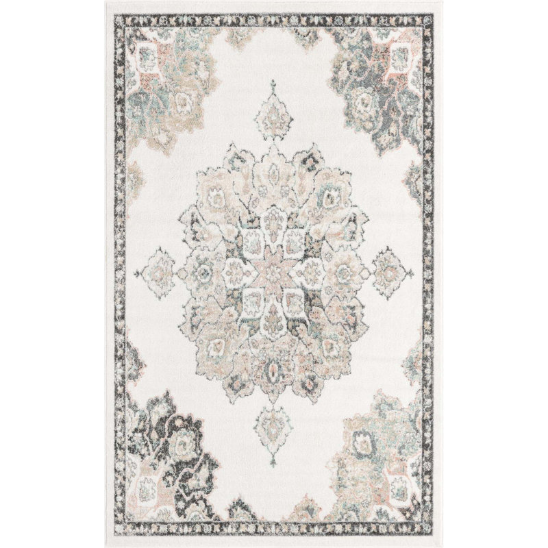 Oriental Indoor Rug, Rectangle 5' x 8'