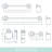 3 - Piece Bathroom Hardware Set-90932720