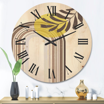 Solid Wood Wall Clock