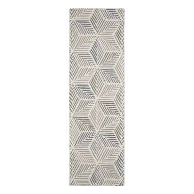 Tapis en laine crocheté à la main Karari