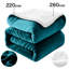 Reversible Sherpa Fleece Blanket - Ultra-Soft, Warm & Cozy All-Season Comfort -121295341-121295347
