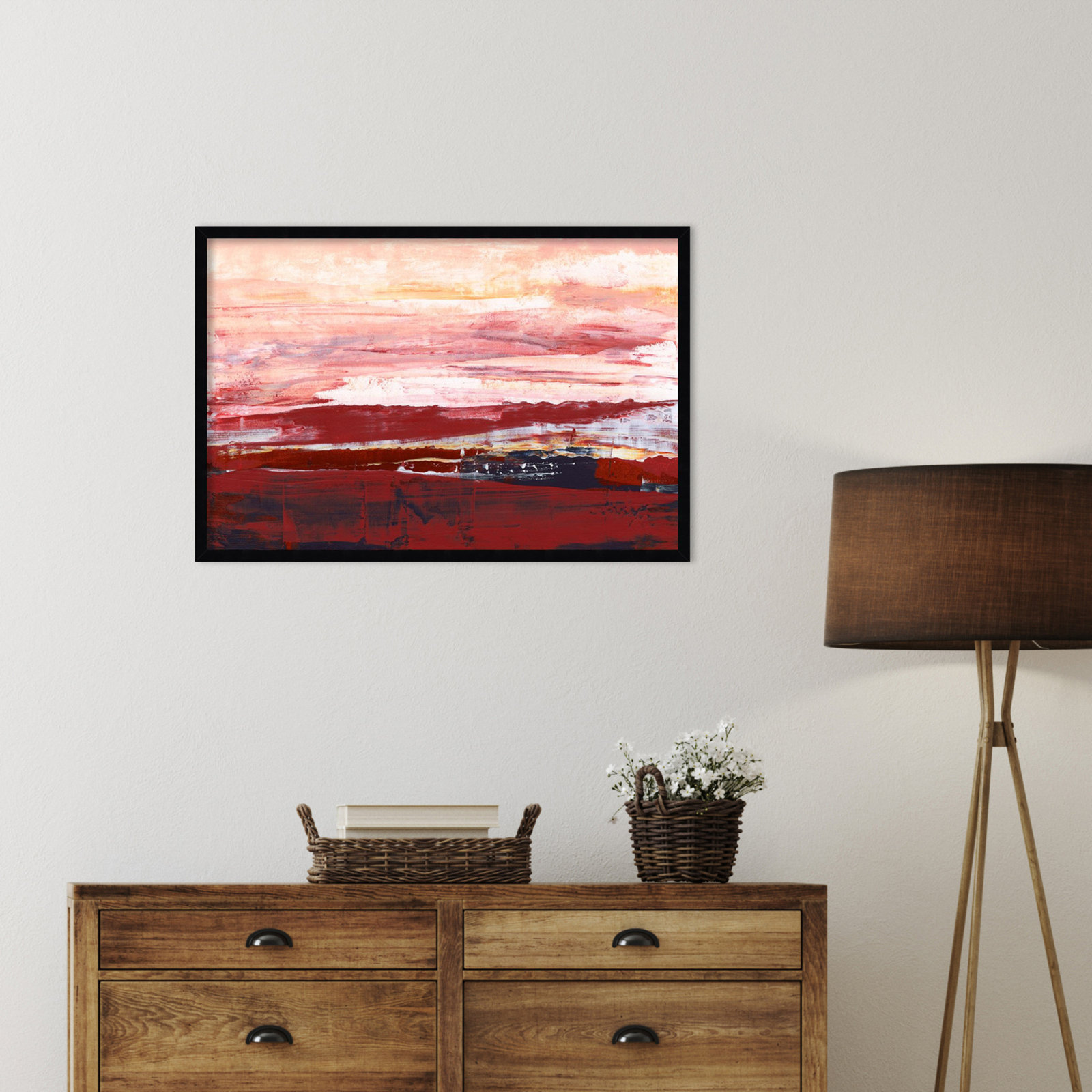 Summerset I Print by Sharon Gordon, Black, 23" H x 33" W