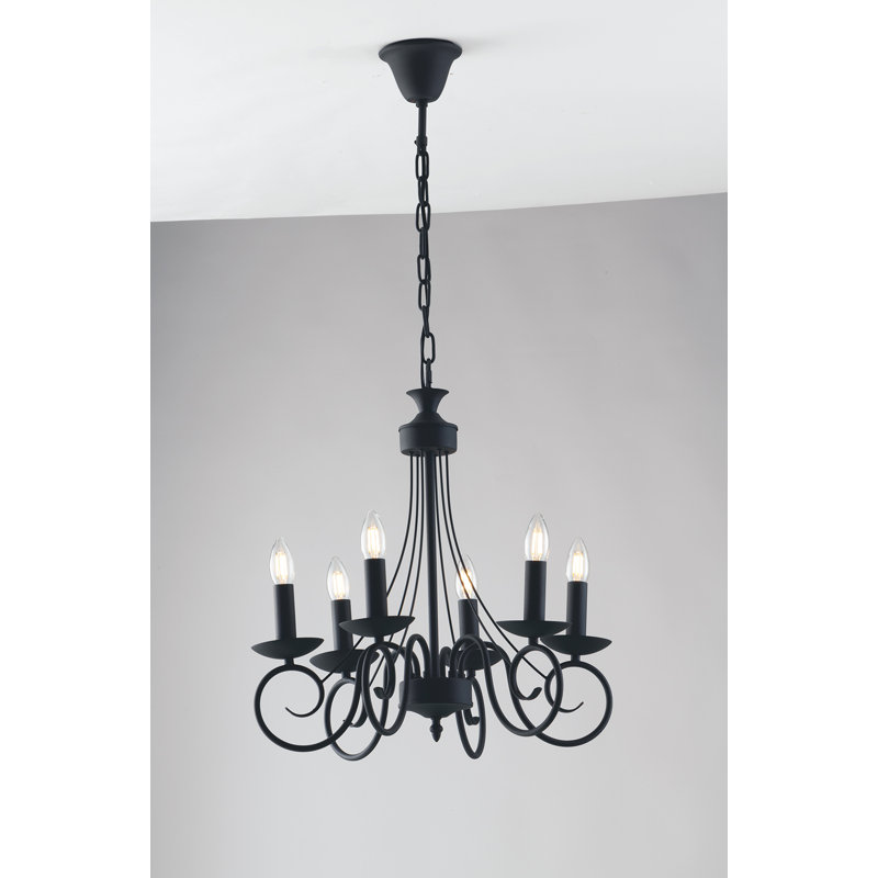 Richardton 6 - Light Candle Style Chandelier