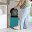 Steel Step On and Odour Seal Kitchen Rubbish Bin - 0.79 L-10446123