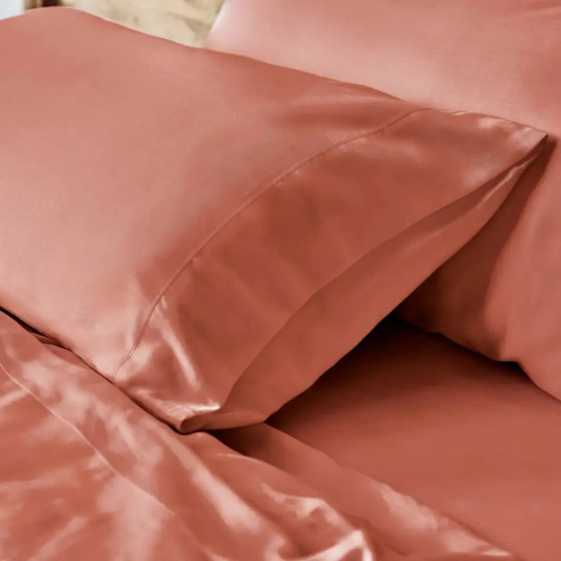 Ensemble de taies d'oreiller en satin et coton luxueux CleanBamboo®, Ensemble de taies d'oreiller standard + 2 taies d'
