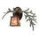 Pine Branch Valley View 1 - Light Outdoor Wall Lantern