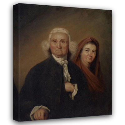 "Regisseur Jonathan Trumbull, Sr. et Mme Trumbull" par John Trumbull - Art sur toile tendue avec châssis