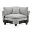 Fauteuil d'angle rembourré en forme de V avec coussins de 35 po-2020869298