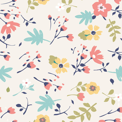 Ardelle Peel & Stick Floral Tile
