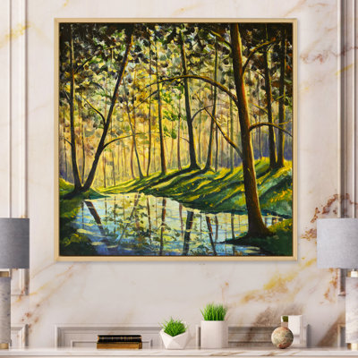 Path To The Spring Enchanted Forest " Path To The Spring Enchanted Forest " Painting Print