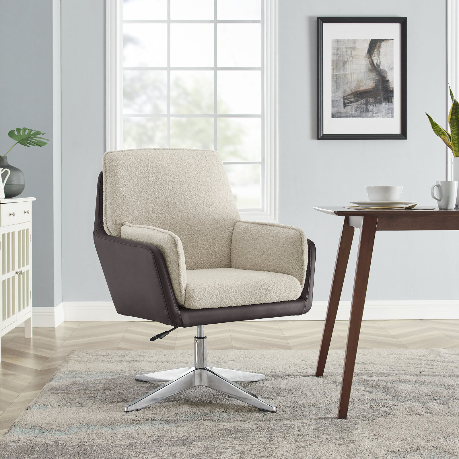 Deadra Office Chair, Brown