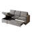 Sylvanis Convertible Sleeper Sofa with Reversible Chaise-1792750498
