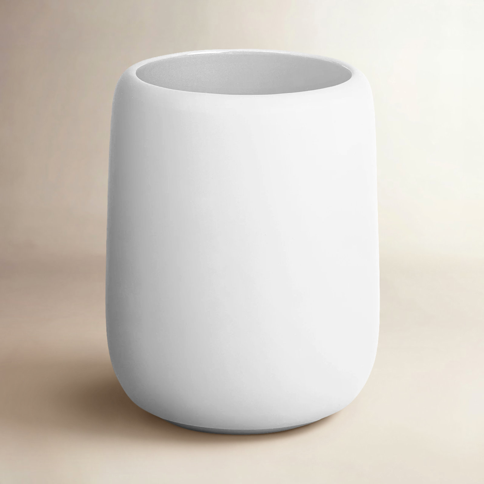 SONO Tumbler Toothbrush Holder, White