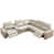 Similicuir beige est en rupture de stock