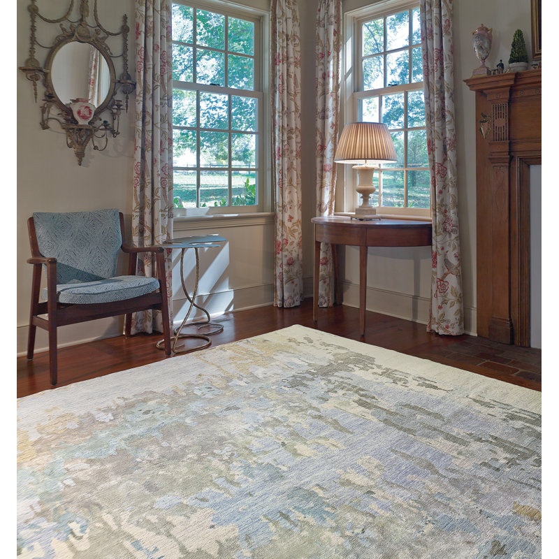Contemporary Abstract Area Rug, Rectangle 12' x 15'