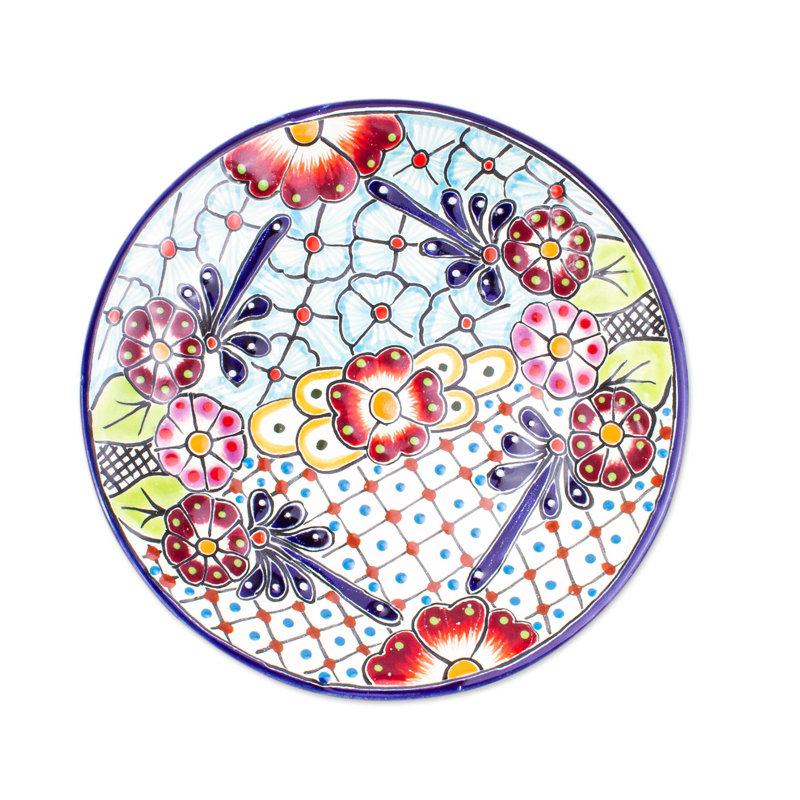 Colors Of Mexico  Ceramic Salad Plates (Pair)