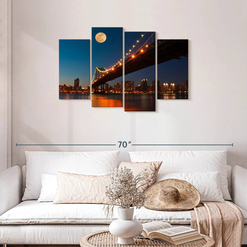Lilie Moonlit Manhattan Bridge