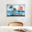 «Retro California Sign», reproduction sur toile-2016466314