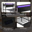 LED Metal Bed with Charging