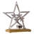Stars Within A Star Metal Tealight Candle Holder - 9.5"
