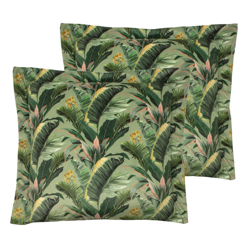 Evans Floral Square Cushion, Feather