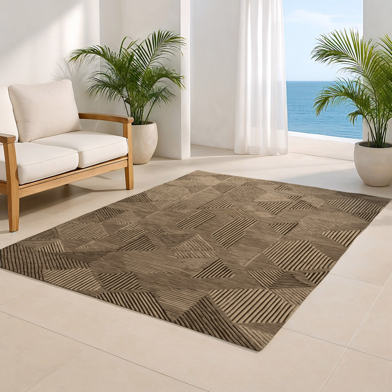 Tapis intérieur et extérieur ArtDeco, Rectangle 4pi x 6 pi
