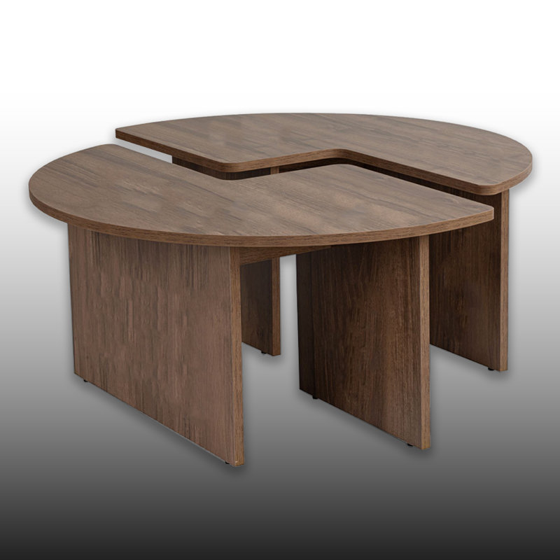 2 Pieces Round Coffee Table