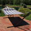 Hamac de bar en polyester matelassé pour 2 personnes avec support 15 pi Mullin - Ocean Isle-38273465-10600049