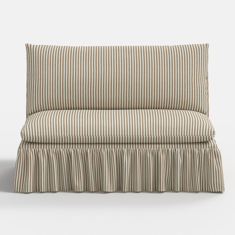 Canapé Stoffer Home x Fabric and Co. Thelma, Toile de jute rayée Jane